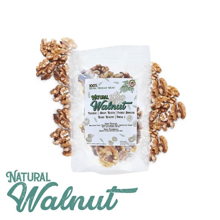 

IOI2 Natural Walnut ( Kacang Walnut Mentah ) 100 Gr