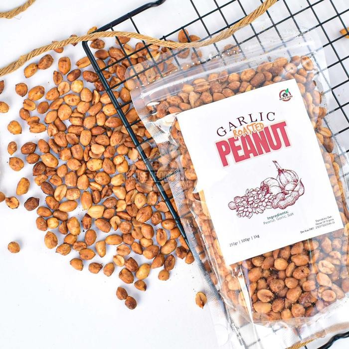 

IOI2 Garlic Roasted Peanut (Kacang Tanah Panggang Bawang Putih) 500 Gr Kacang Goreng Polong
