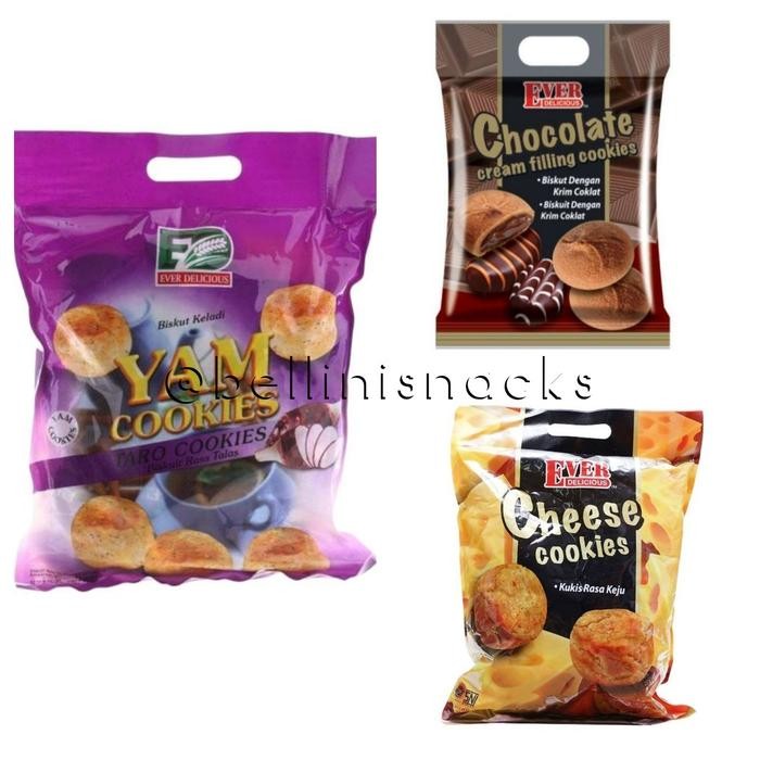 

IOI2 Ever Delicious Yam Cookies / Kukis Biskuit Rasa Talas (35 X 10 Gr)