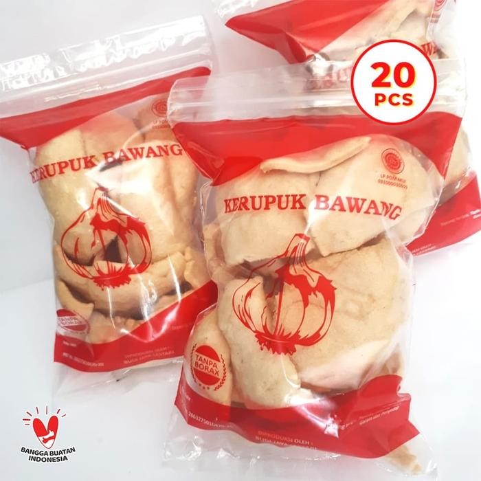 

IOI2 Kerupuk Bawang Nidia 25 Gram - 20 Pcs