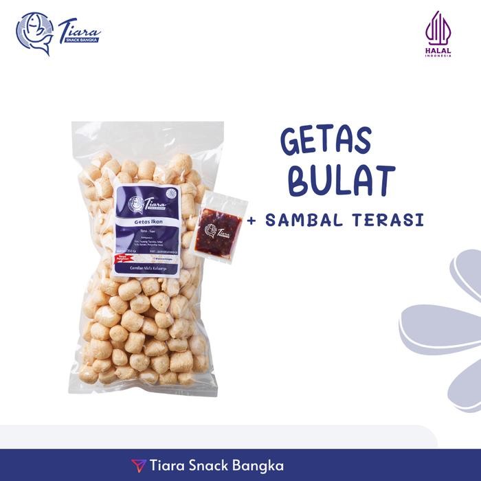 

IOI2 Kerupuk Getas Bangka Ikan Tenggiri 250 Gram + Sambal Terasi