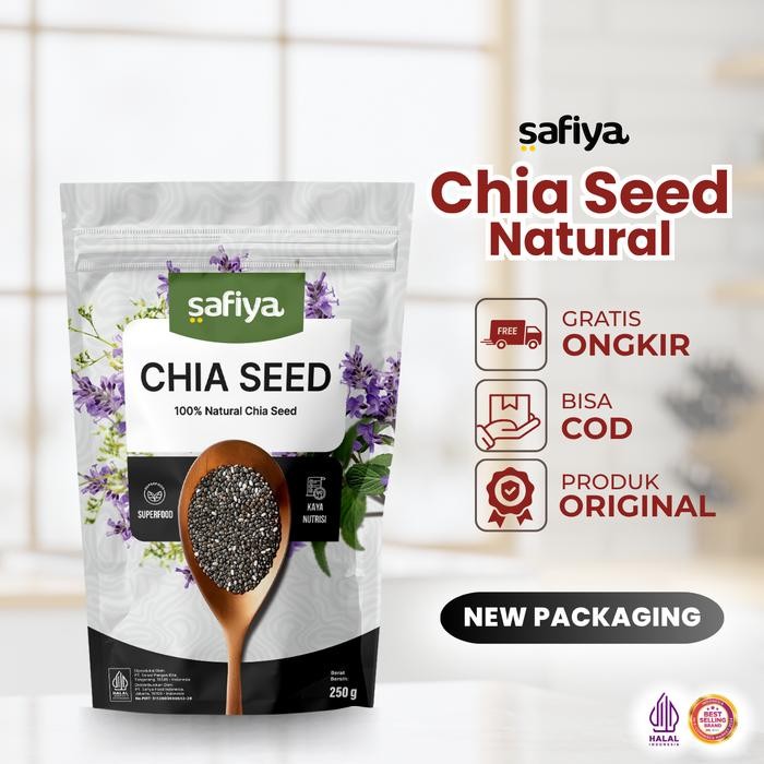 

IOI2 Safiya Chiaseed Organik 250 Gram Chia Seed Natural Premium