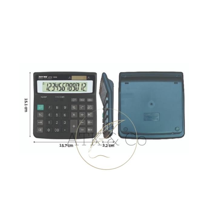 

CALCULATOR PASAR JOYKO DTC-1516 - KALKULATOR 12 DIGITS CHECK CORRECT