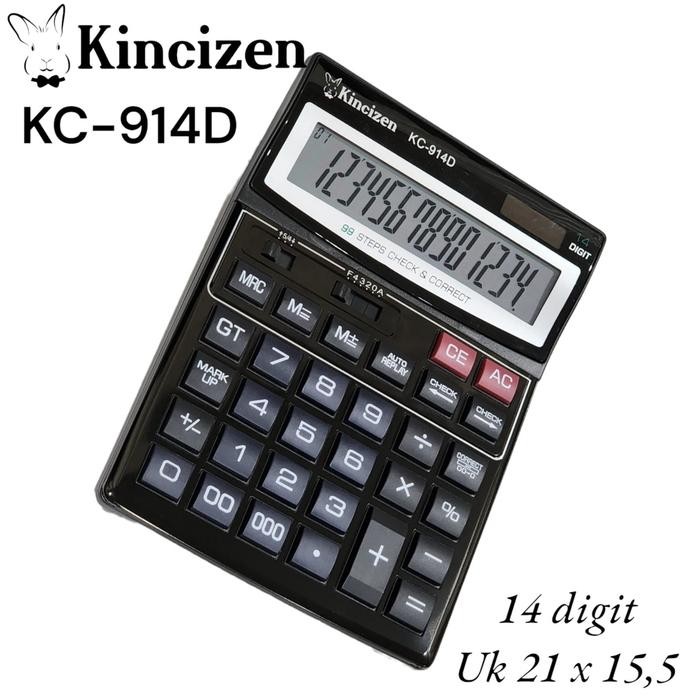 

KINCIZEN KALKULATOR CT 914D KC-914D 14 DIGIT BATRE AA