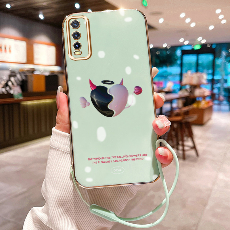 Casing Hp Untuk VIVO Y20 Y20s Y20i Y12A Y20S M Y20S D Y20S G Y11s Y30G Case Casing Bunga Kupu-kupu H
