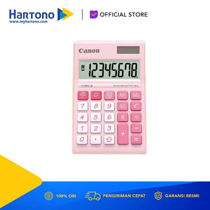 

CANON DESK CALCULATOR LS-88 HI III PINK LS-88_HI_III_PPK