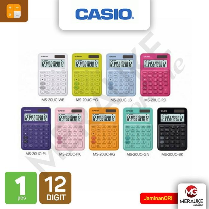

CALCULATOR CASIO MS-20UC COLORFUL