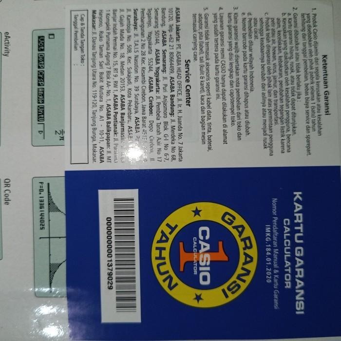 

CALCULATOR CASIO FX-991 ID PLUS 2ND EDITION