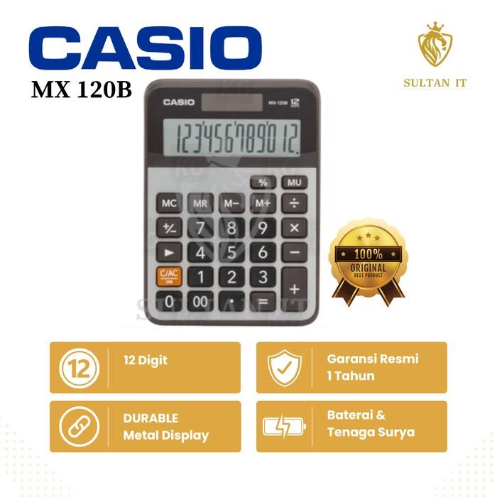 

CALCULATOR CASIO MX-120B ORIGINAL