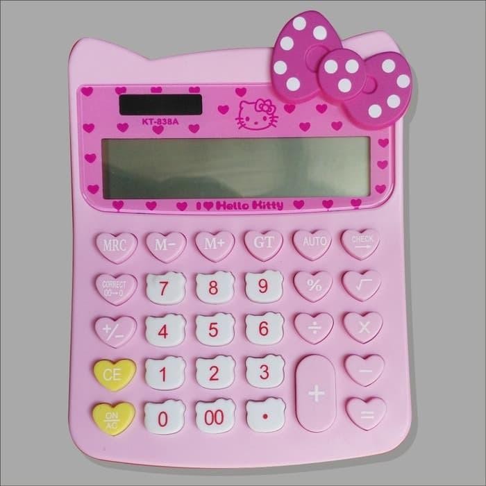 

KALKULATOR HELLO KITTY KT 838 / KALKULATOR 12 DIGIT / HELLO KITTY