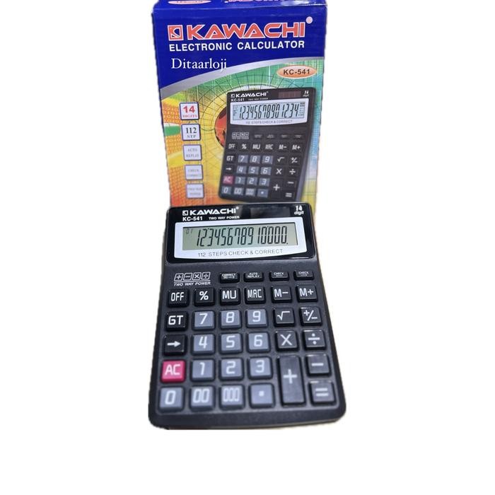 

KALKULATOR DAGANG KAWACHI KC541 14 DIGIT BIG DISPLAY