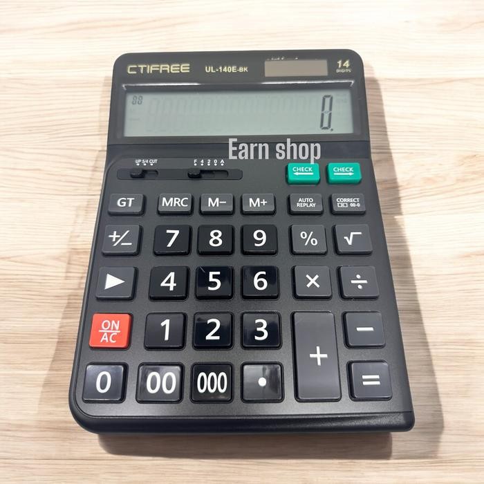 

KALKULATOR BESAR 14 DIGIT CITIFREE CT-140E KALKULATOR CITIFREE CT 140E KALKULATOR BESAR KALKULATOR