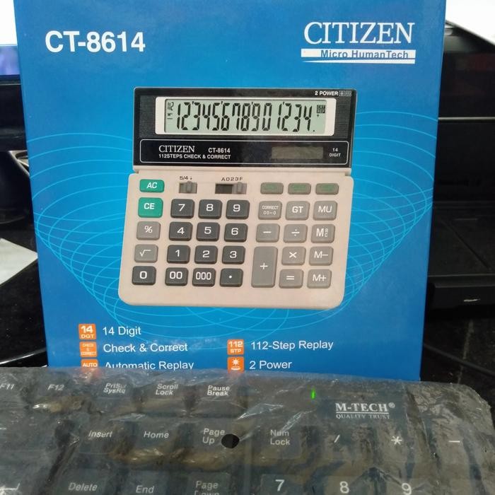 

KALKULATOR CITIZEN 14 DIGIT CT-8614
