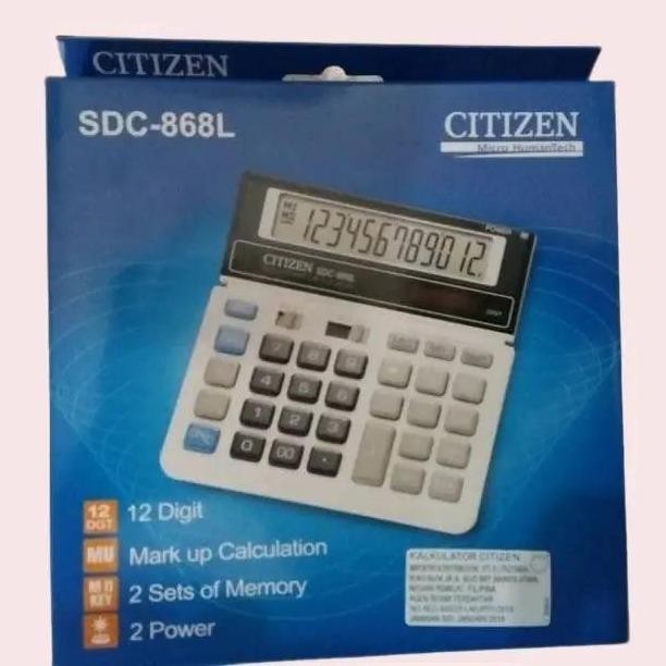 

KALKULATOR CITIZEN SDC-868L