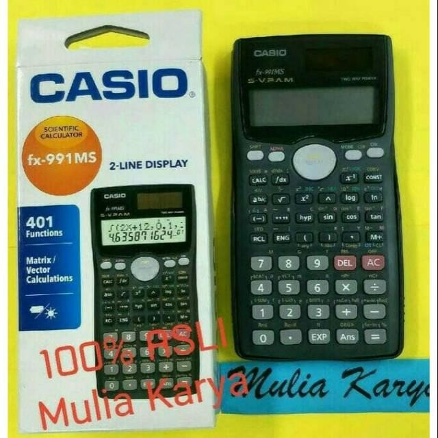 

KALKULATOR CASIO FX 991 MS SCIENTIFIC CALCULATOR