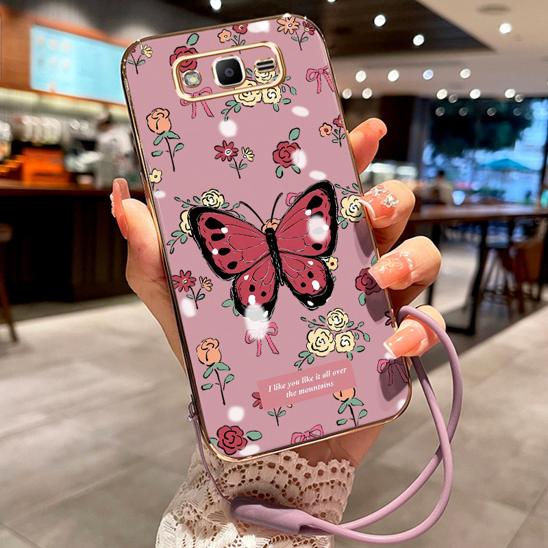 Casing Hp Untuk Samsung Galaxy J2 Prime J2 Ace Case Casing Bunga Mawar HP Cesing Silikon Softcase di