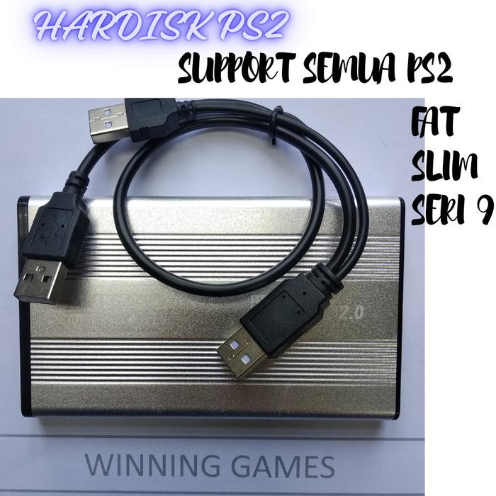 Hardisk / Hdd Eksternal Ps2 500Gb / 250Gb / 160Gb / 120Gb Full Game Ps2