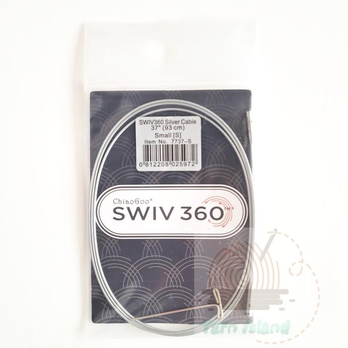 

Chiaogoo Swiv360 Silver Cable 37 Inch (93 Cm) Small