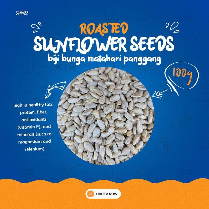 

3YC3 Sunflower Seed Roasted 100 G / Biji Bunga Matahari Panggang