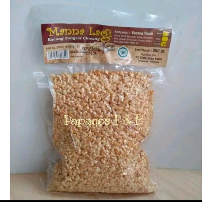 

3YC3 Kacang Manna Lagi Sangrai Cincang 250 Gr / Gram