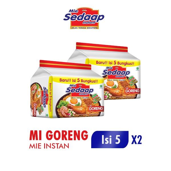 

H48Y Sedaap Mie Instan Goreng Isi 5 Bag 90G X2