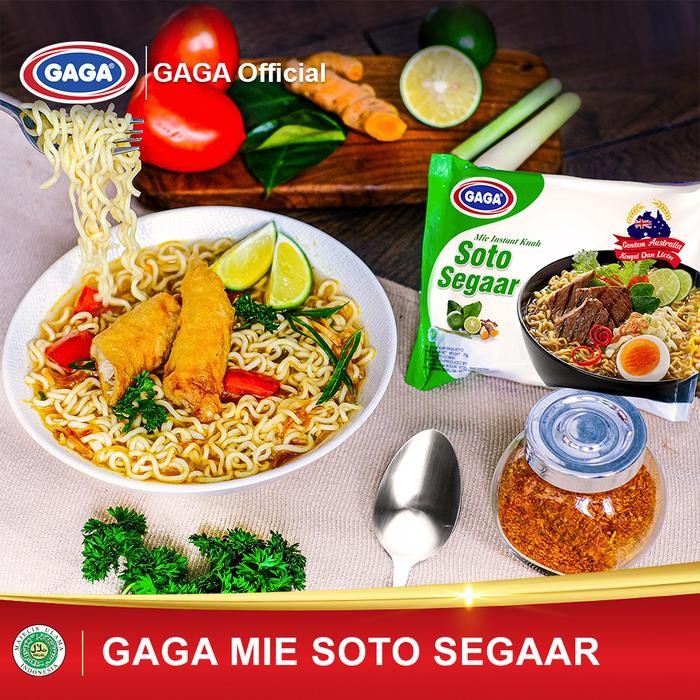 

H48Y Gaga Mie Soto Segaar 70G 1 Dus (Isi 40 Pcs) Food Instan Noodles Kuah