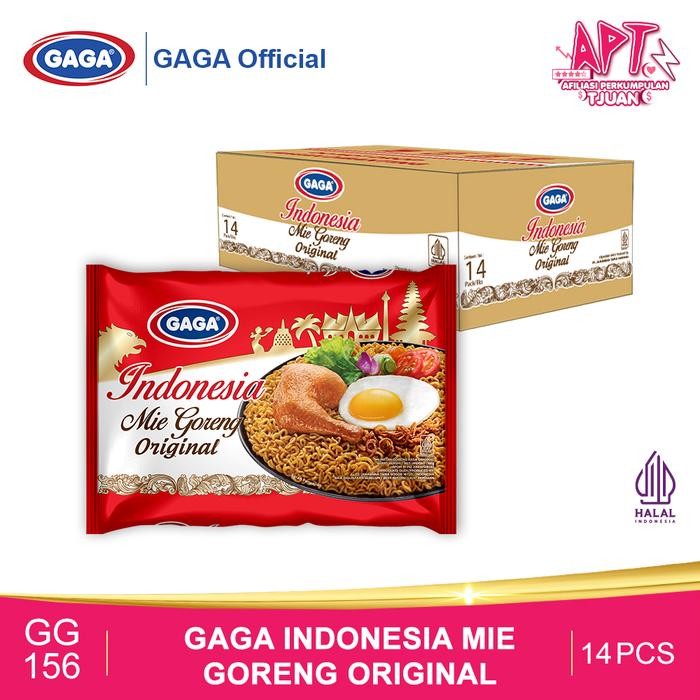 

H48Y Gaga Indonesia Mie Goreng Original Ktn (Isi 14 Pcs) Food Noodles Instan Bawang (Gg156)