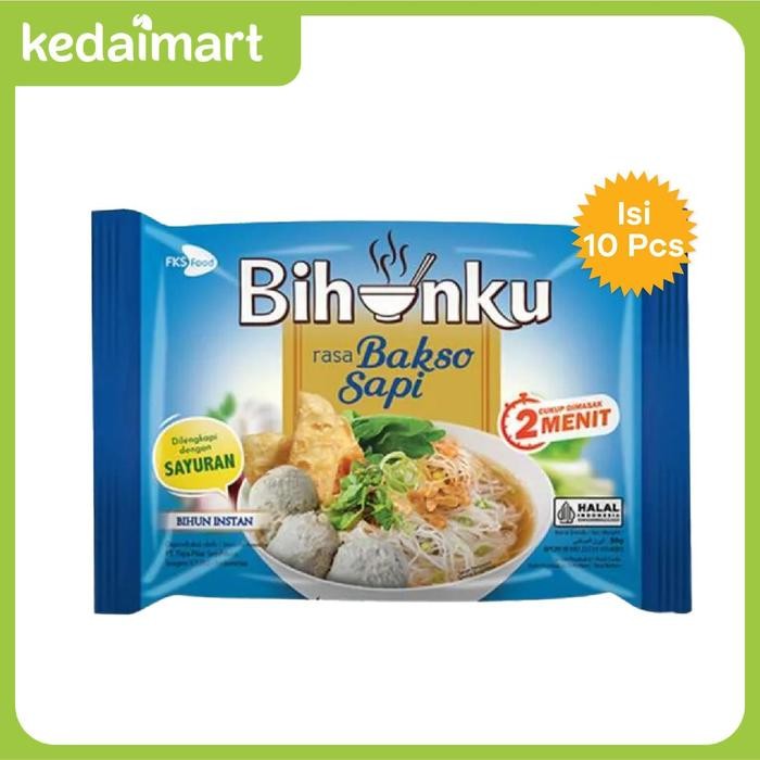 

H48Y Km Paket Bundling Bihunku Bihun Instan Bakso Isi 10 Pcs
