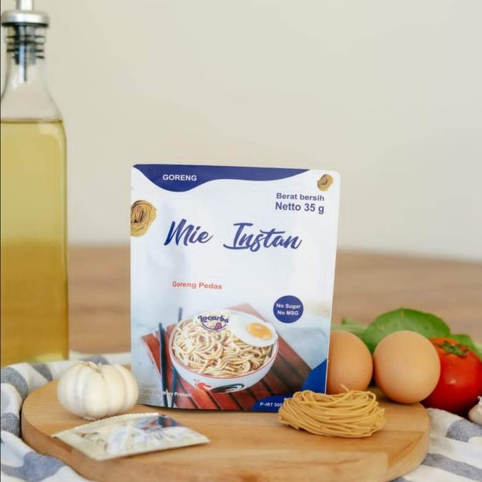 

H48Y Mie Goreng Instan Tanpa Terigu Rendah Karbo Ketofriendly Halal