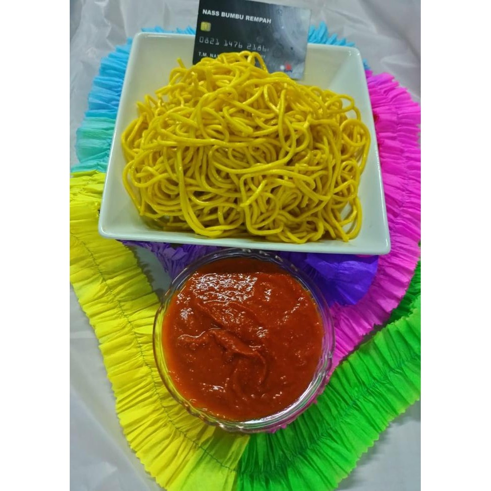 

H48Y Mie Aceh + Bumbu Mie Aceh Untuk Uk 9 Porsi Nass Bumbu Rempah