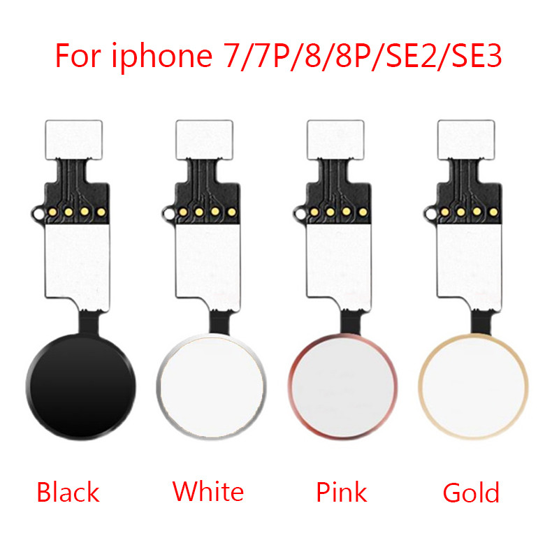 JC YF Universal Home Button Flex Cable For iPhone 7 8 Plus SE 2020 SE2 SE3 7P 8P Menu Key Return Fun