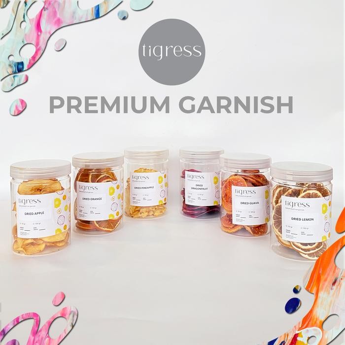 

Dried Lemon Garnish / Topping Buah Lemon Kering Tigress