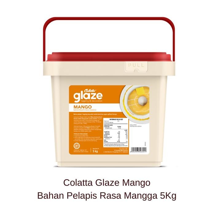 

Colatta Glaze Mango - Bahan Pelapis Rasa Mangga 5Kg
