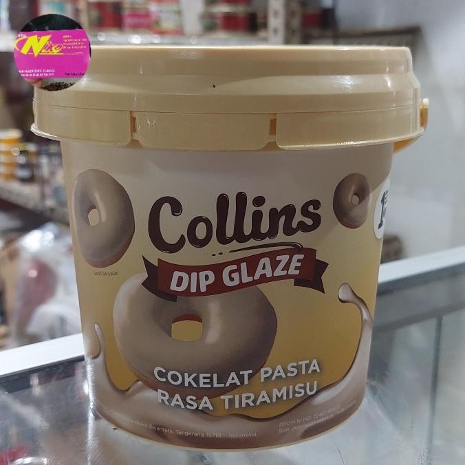 

dip glaze collins tiramisu 1 kg khusus grab dan gojek