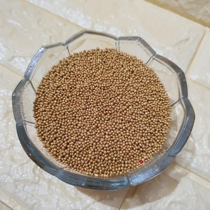 

sprinkle trimit sugar pearl gold hiasan kue/cupcake