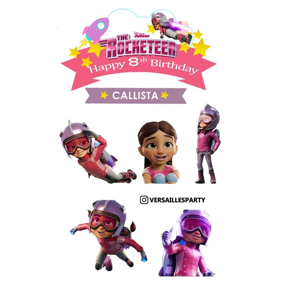 

Cake topper The Rocketeer/ Tusukan kue The Rocketeer /Hiasan KueRocket