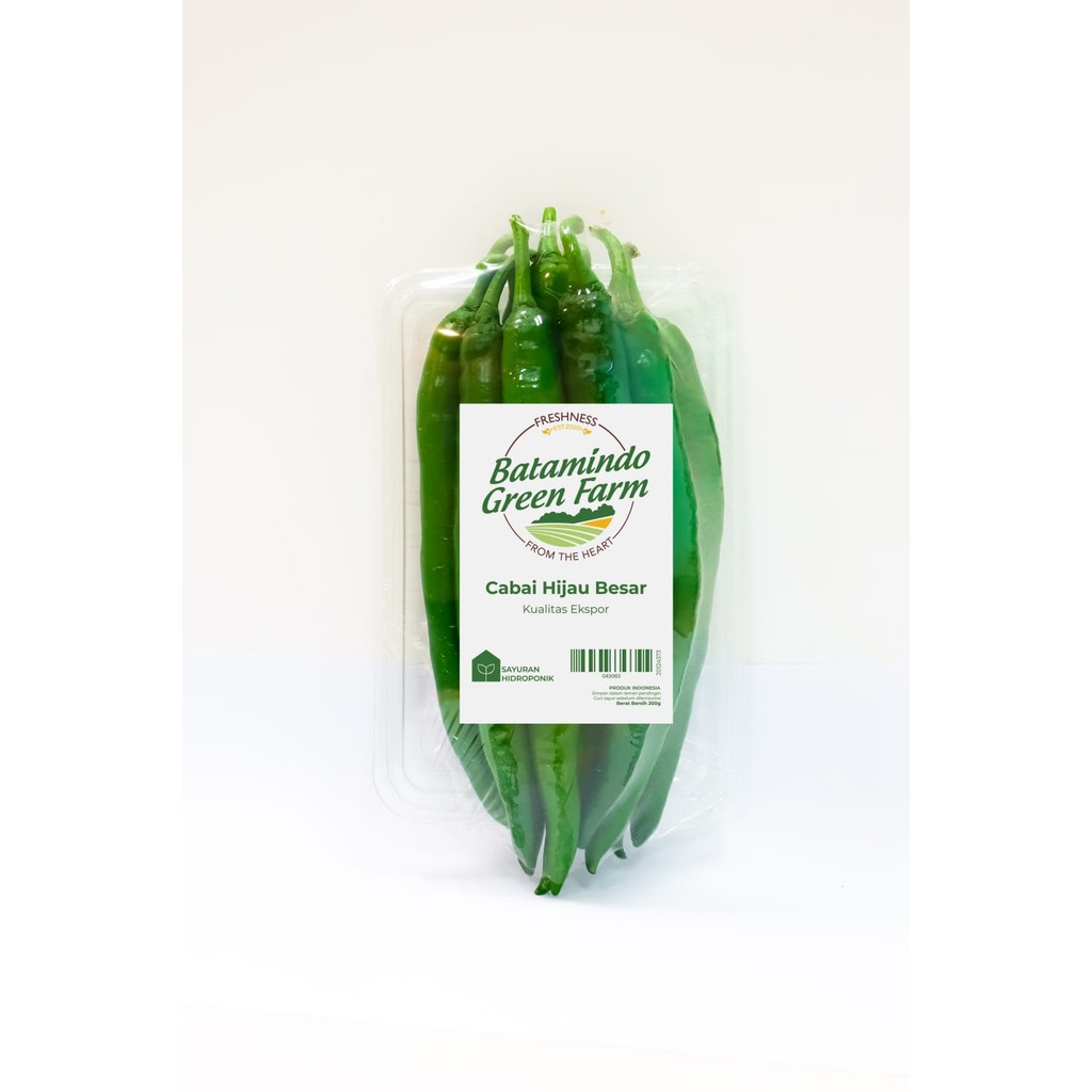 

Cabai Hijau Besar Hidroponik 250 gram