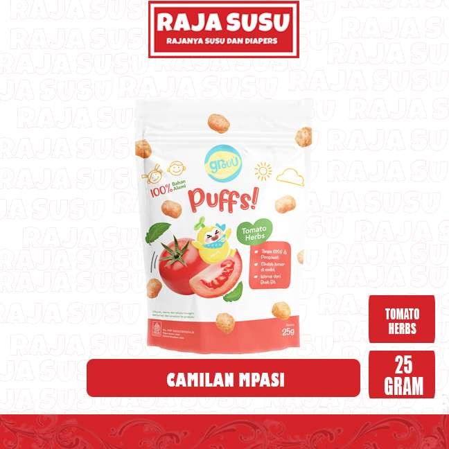 

GROUU PUFF TOMATO HERBS 25GR - RAJA SUSU
