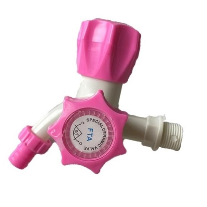 Onda Sanitary - Kran Air Cabang Plastik / Kran Double Plastik