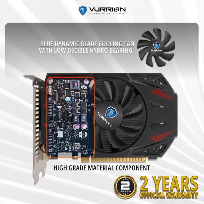 Unik Vga Card / Vga Nvidia Vurrion Gtx 750Ti / Gtx 750Ti 4Gb Gddr5 128-Bit