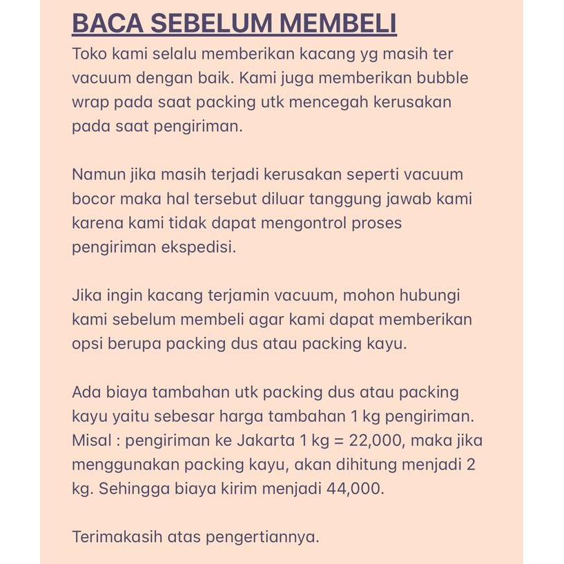 

KACANG TARI BALI MEMAN KACANG KAPRI 300GR