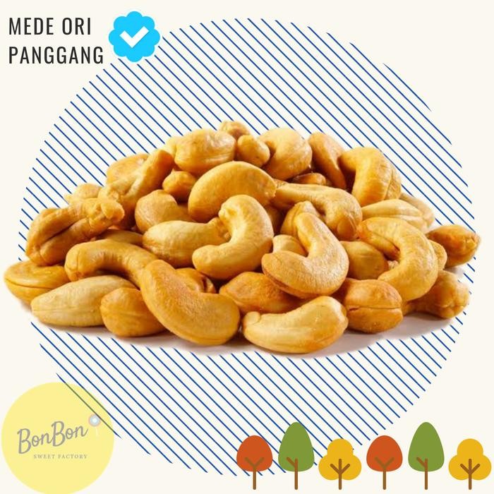 

1KG KACANG MEDE TAWAR PANGGANG OVEN ROASTED METE ORIGINAL PLAIN NO MSG