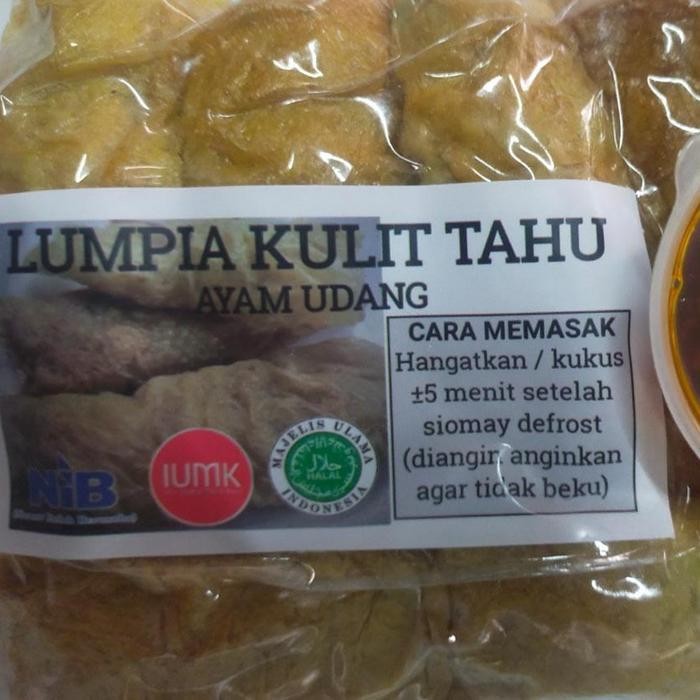 

LUMPIA UDANG DAN AYAM KULIT TAHU FROZEN ISI 12 HALLAL