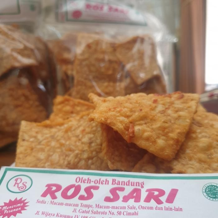 

BEST SELLER TEMPE GORENG MANIS PEDAS, ORIGINAL, BAWANG 250GR