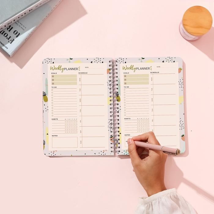 

Bukuqu Notebook Spiral A5 - SM033 Weekly Planner