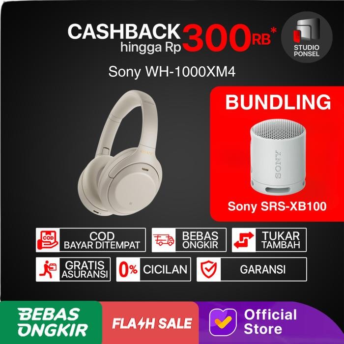 Sony Wh-1000Xm4 Wireless Noise-Canceling Headphones Wh1000Xm4 Original