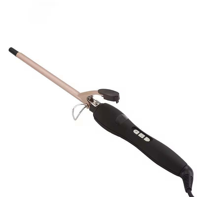 9mm Curling Iron Tourmaline Ceramic Curling Wand Professional Curly Tongs Beauty Salon Hair Curler I