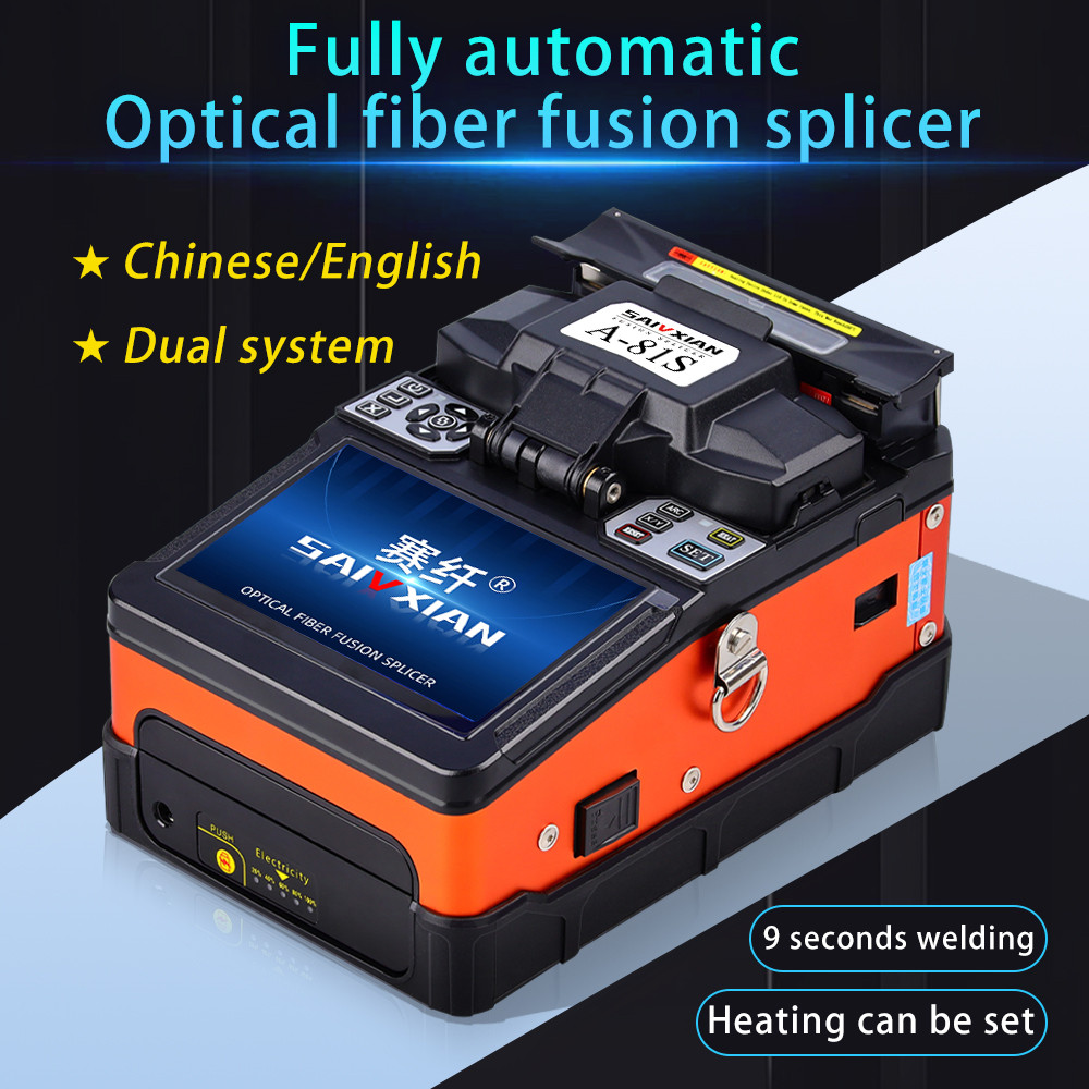 A-81S Automatic Fiber Optic Fusion Splicer Single Mode Fiber Optic Docking Home Installation and Mon