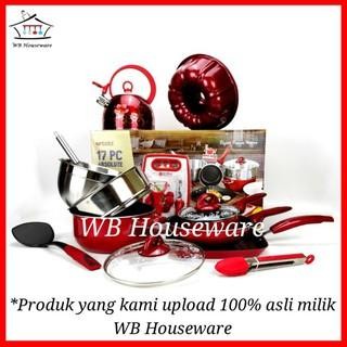 Panci Set / Wajan Penggorengan / 17Pcs Cookware Absolute Supra 100%