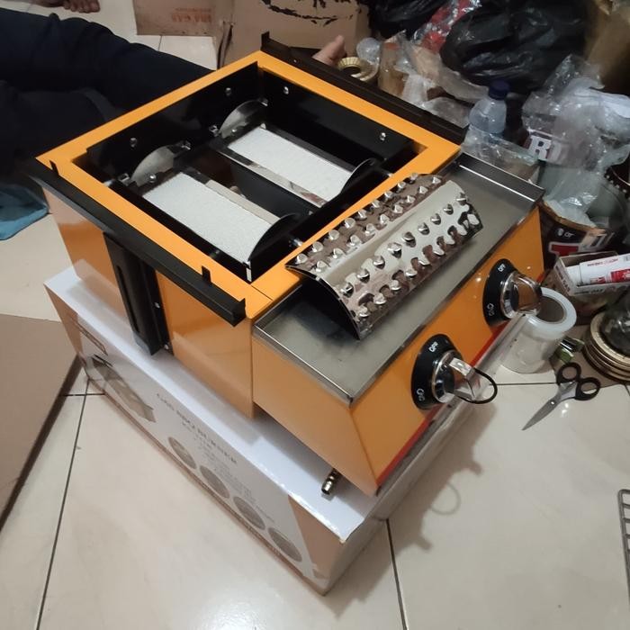 Kompor Bakaran Sosis/Bakso Bakar 2 Tungku